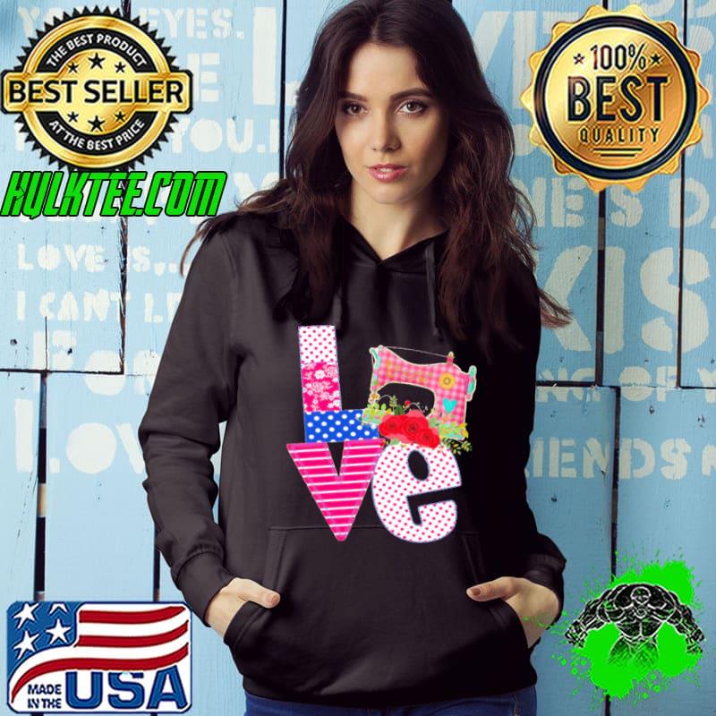 Original Love Quilting Flower shirt