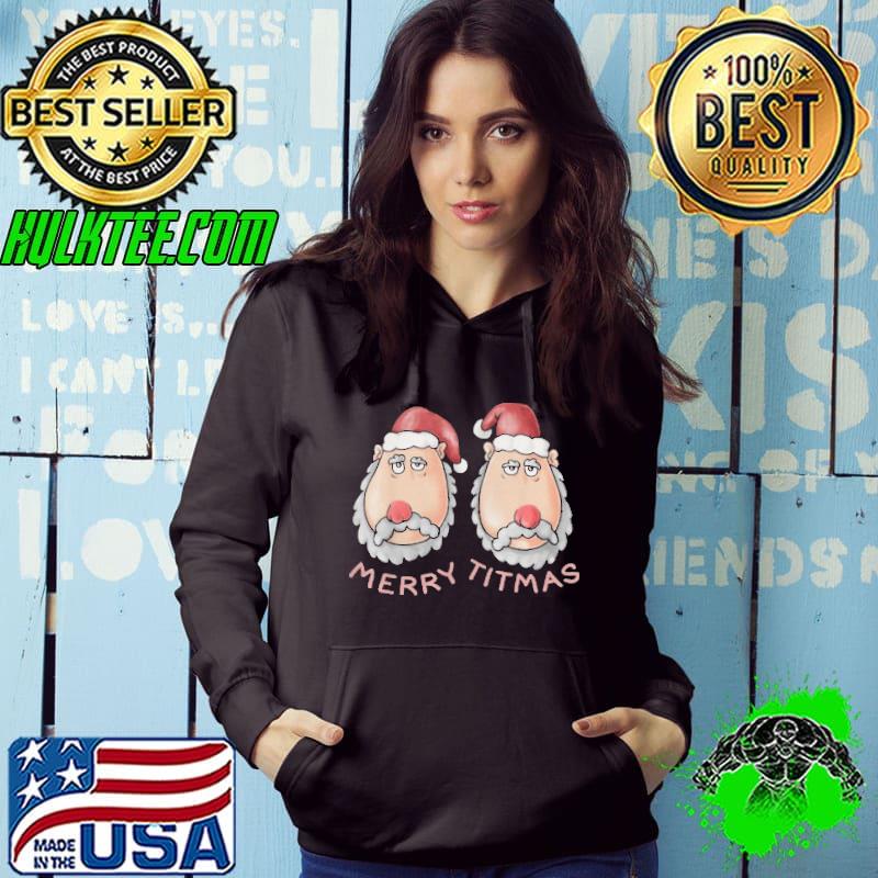 Original Merry Christmas Santa Claus Nose Joke Ugly XMas Shirt