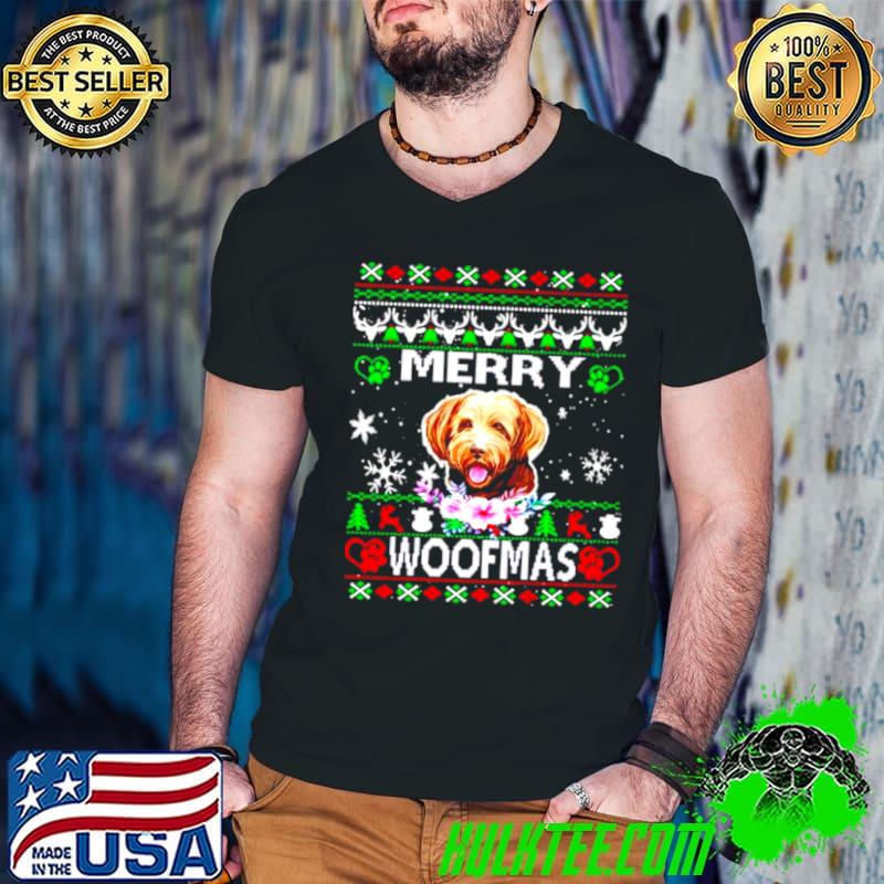 Original Merry Woofmas Bordoodle Christmas shirt Original Merry Woofmas Bordoodle Christmas shirt