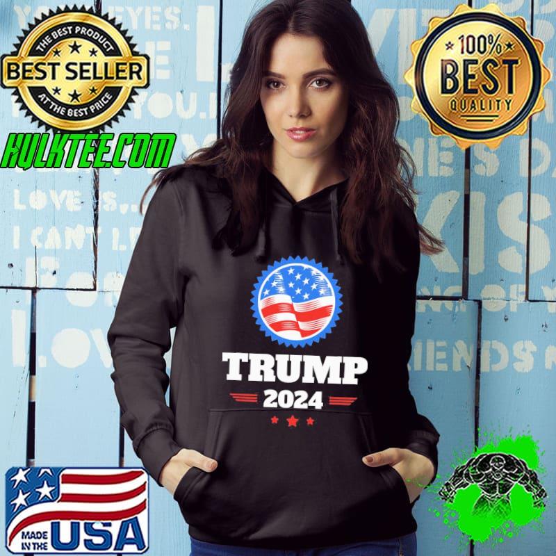 Original Premium Trump 2024 American Flag Shirt