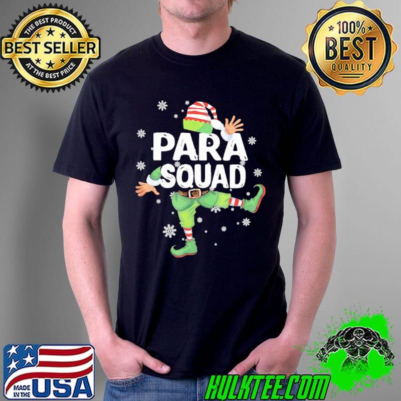 Paraprofessional Squad Christmas Elf Shirt Unisex Paraprofessional Squad Christmas Elf Shirt Unisex