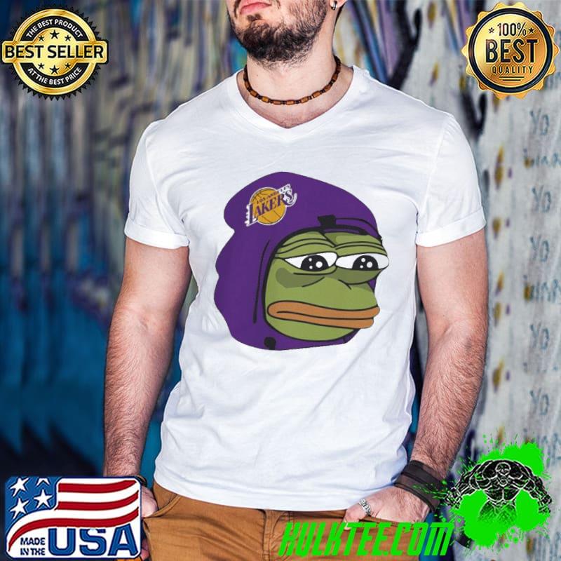 Perfect Los Angeles Lakers Sad Pepe The Frog Shirt Guys V Neck Perfect Los Angeles Lakers Sad Pepe The Frog Shirt Guys V Neck