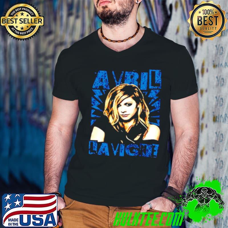 Premium AVRIL LAVIGNE BLACK STAR TOUR SHIRT