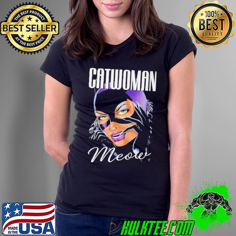 Premium Batman catwoman feline fatale Ladies Tee Premium Batman catwoman feline fatale Ladies Tee