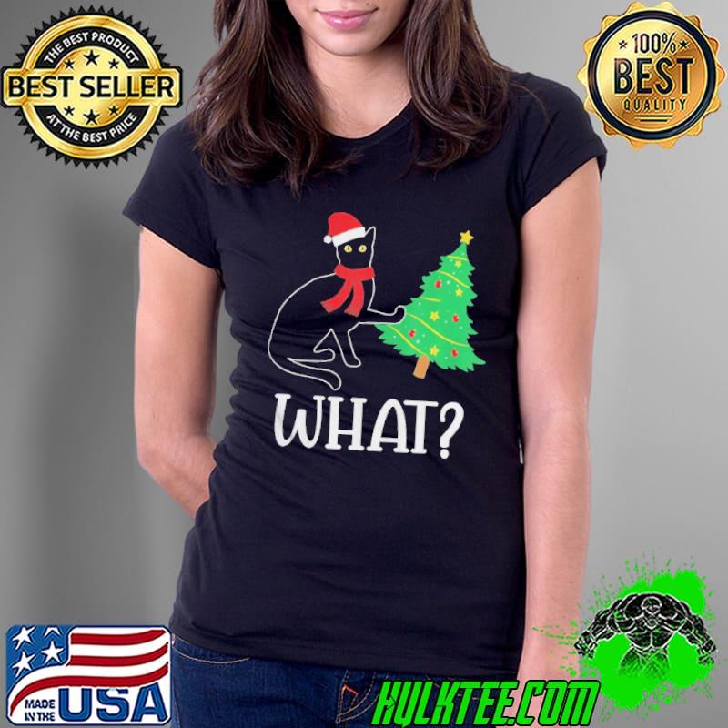 Premium Cat Merry Christmas Shirt Ladies Tee Premium Cat Merry Christmas Shirt Ladies Tee