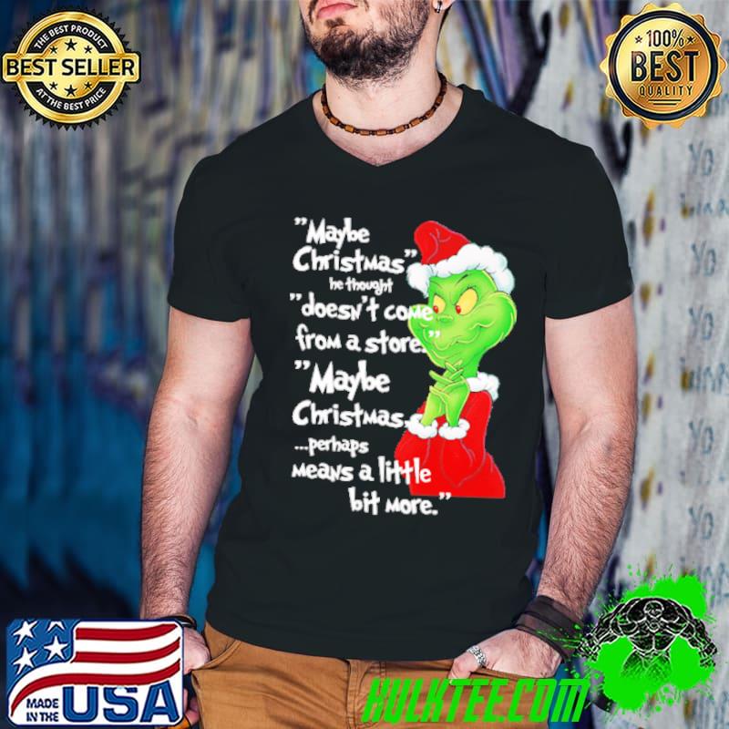 Premium Classic Dr. Seuss How The Grinch Stole Christmas Vintage Quote shirt
