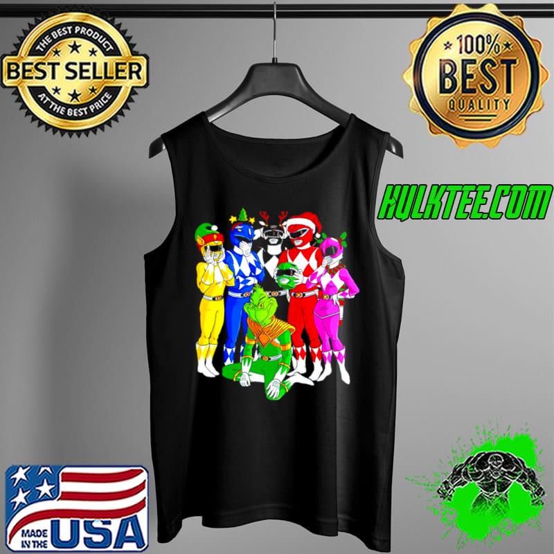 Premium Grinch Rangers Christmas Shirt Tank Top Premium Grinch Rangers Christmas Shirt Tank Top