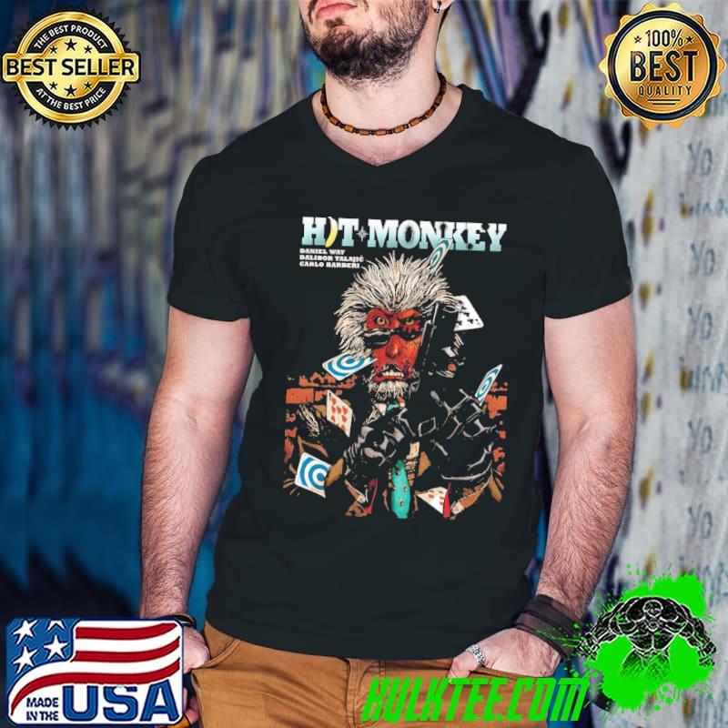 Premium Hit Monkey Bullets & Bananas Unisex T-Shirt