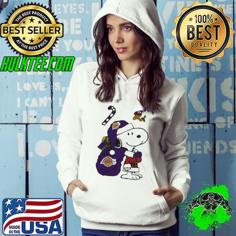 Premium Hot Snoopy and Woodstock los angeles laker merry christmas 2020 Hoodie Premium Hot Snoopy and Woodstock los angeles laker merry christmas 2020 Hoodie