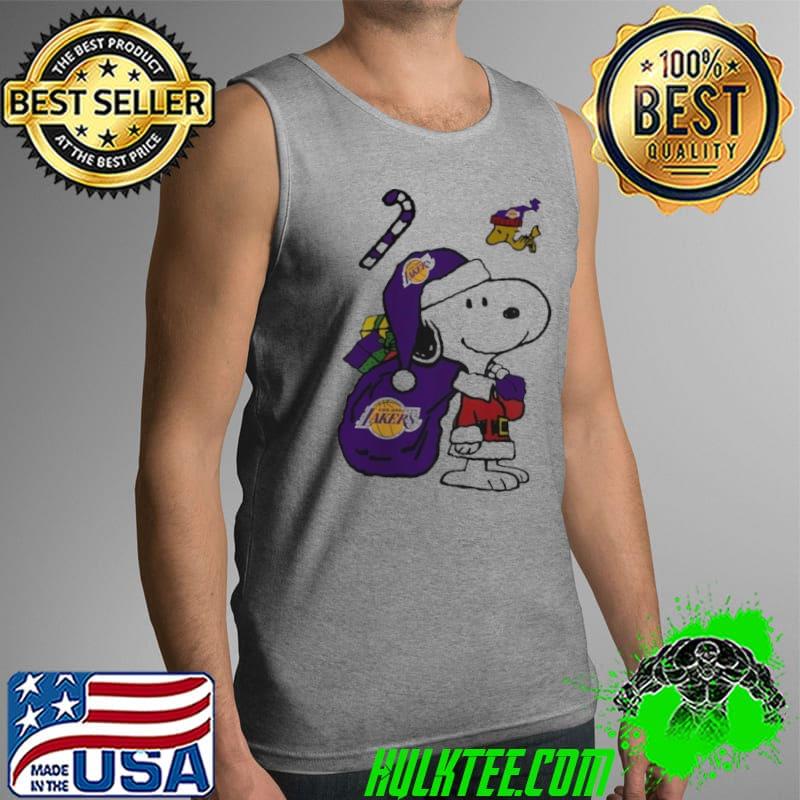 Premium Hot Snoopy and Woodstock los angeles laker merry christmas 2020 Tank Top Premium Hot Snoopy and Woodstock los angeles laker merry christmas 2020 Tank Top