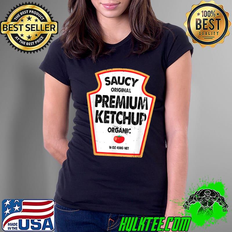 Premium Ketchup Easy Halloween Christmas Costume Matching Couples T Shirt Ladies Tee Premium Ketchup Easy Halloween Christmas Costume Matching Couples T Shirt Ladies Tee