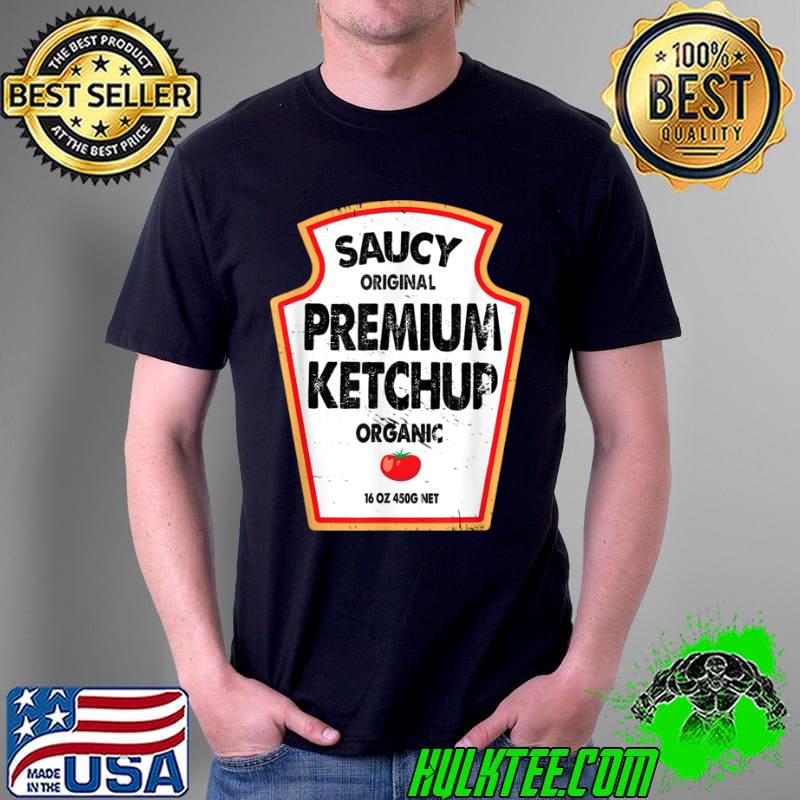 Premium Ketchup Easy Halloween Christmas Costume Matching Couples T Shirt Unisex Premium Ketchup Easy Halloween Christmas Costume Matching Couples T Shirt Unisex