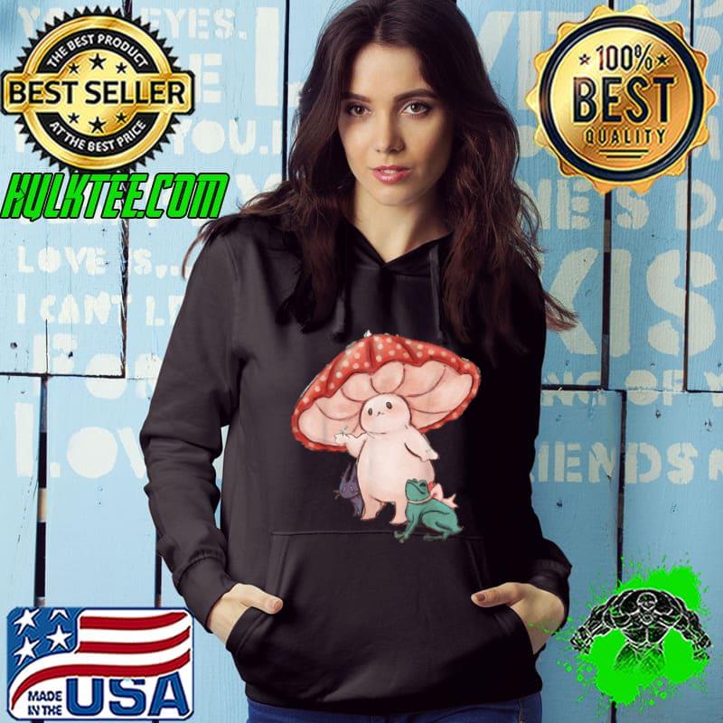 Premium Mushroom Umbrella on a Rainy Day T Shirt