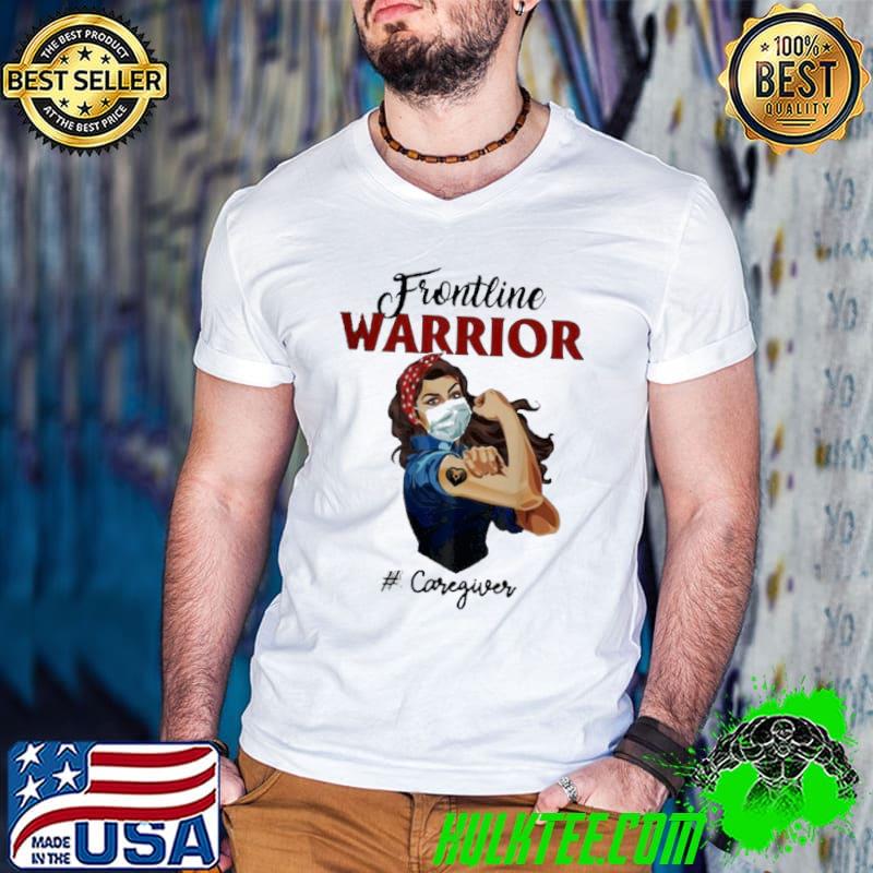Premium Strong girl frontline warrior caregiver shirt