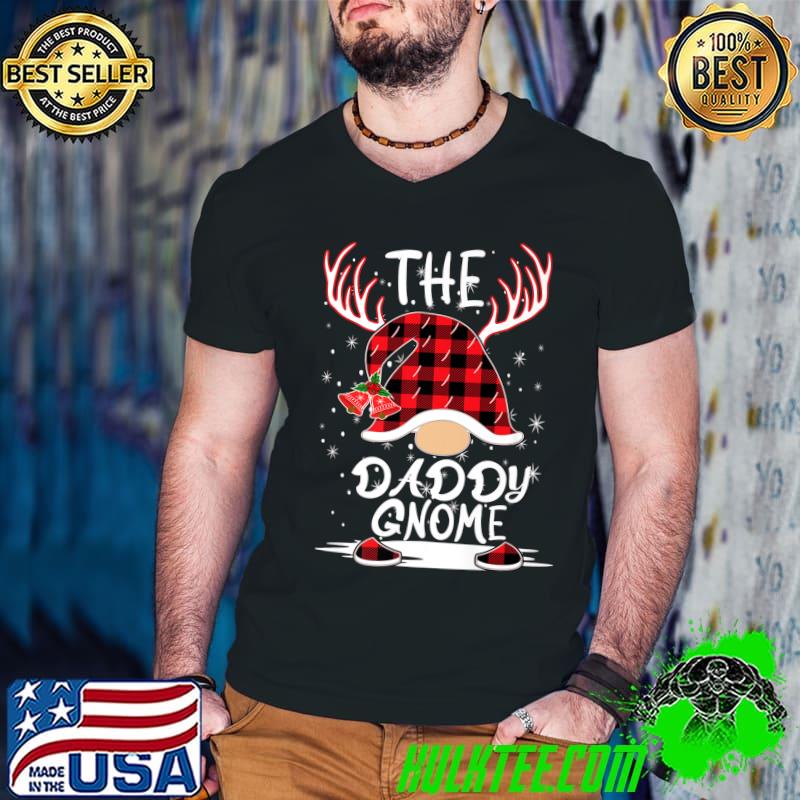 Premium The Daddy Gnome Christmas Red Plaid Hat Xmas Family Matching Premium T-Shirt Premium The Daddy Gnome Christmas Red Plaid Hat Xmas Family Matching Premium T-Shirt