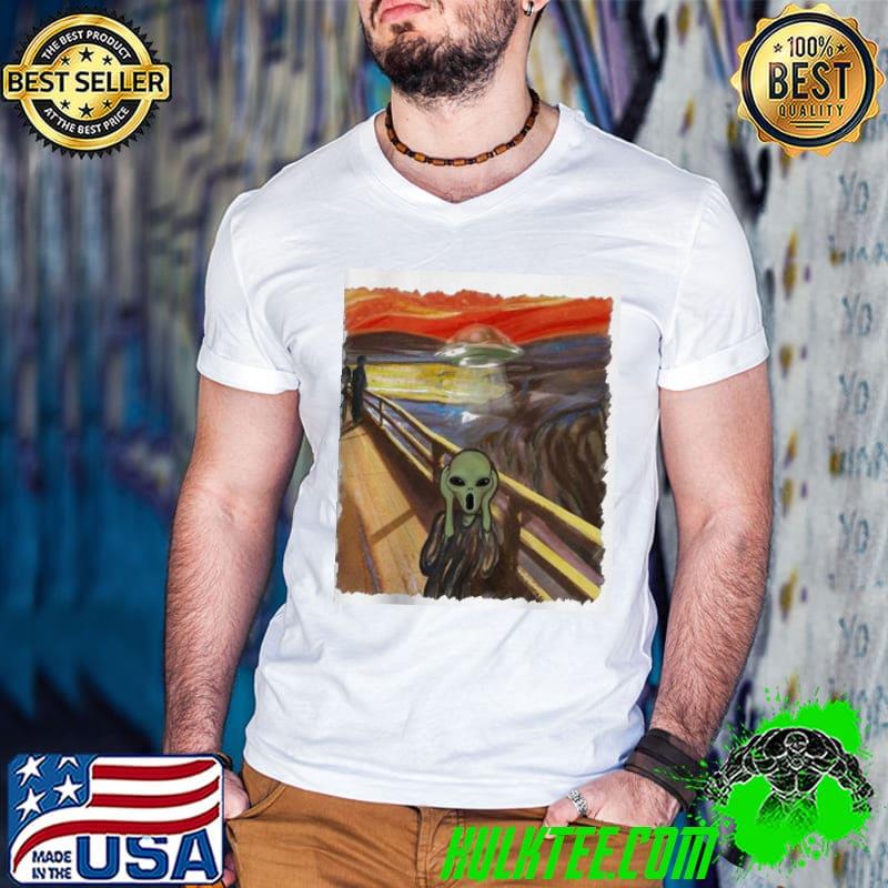 Premium Van gogh alien shirt