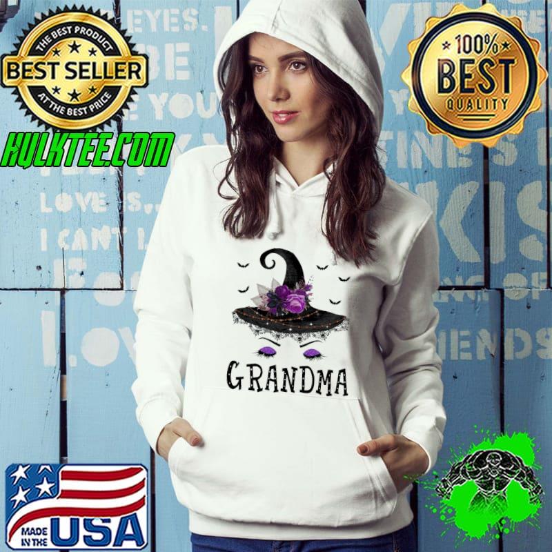 Pretty Grandma Witch Hat Halloween Shirt Pretty Grandma Witch Hat Halloween Shirt