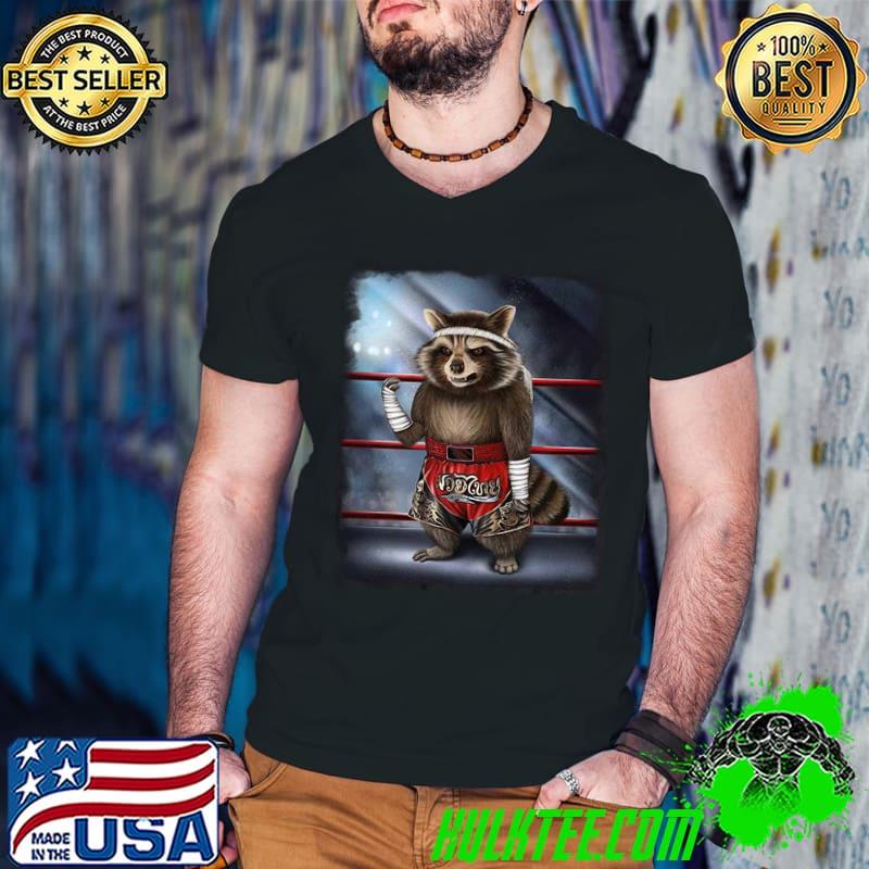 Raccoon as Muay Thai Shirt