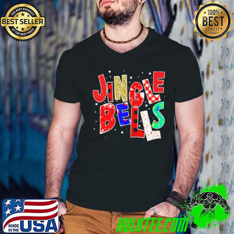 Red plaid jingle bells christmas Guys V Neck Red plaid jingle bells christmas Guys V Neck