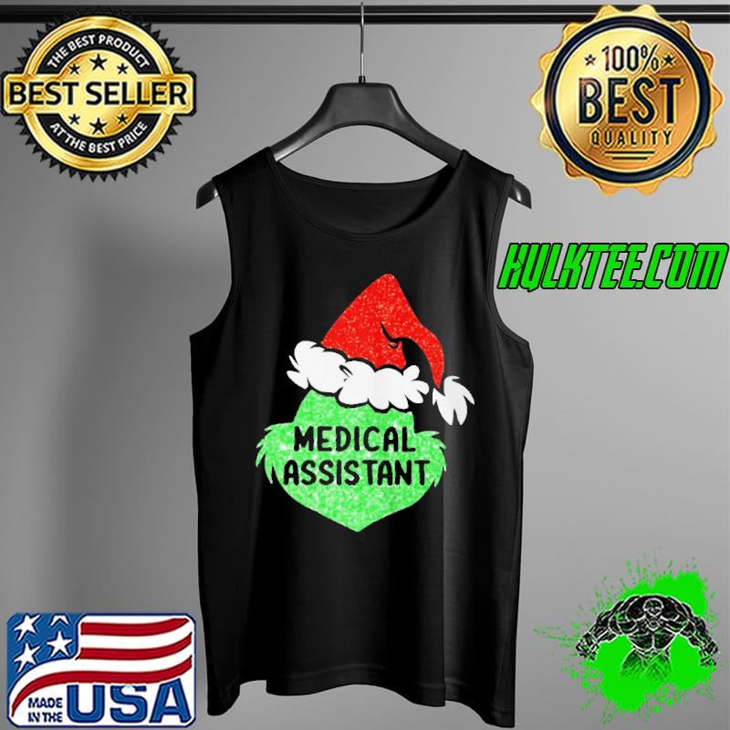 Santa grinch silhouette medical assistant christmas Tank Top Santa grinch silhouette medical assistant christmas Tank Top