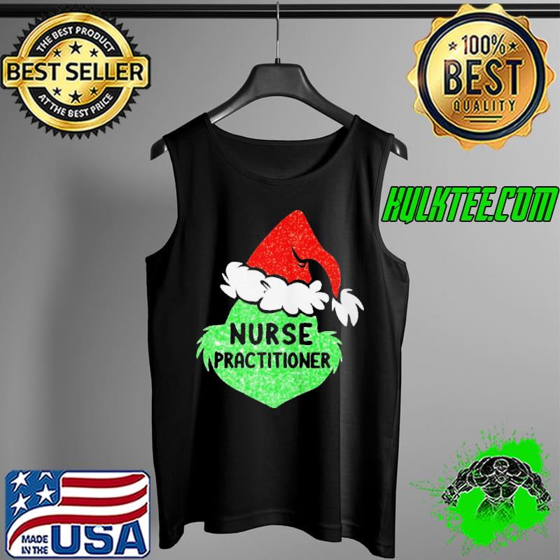Santa grinch silhouette nurse practitioner christmas Tank Top Santa grinch silhouette nurse practitioner christmas Tank Top