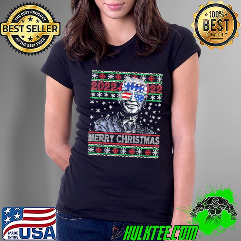 Santa Joe Biden Happy New Year T-Shirt Ladies Tee Santa Joe Biden Happy New Year T-Shirt Ladies Tee