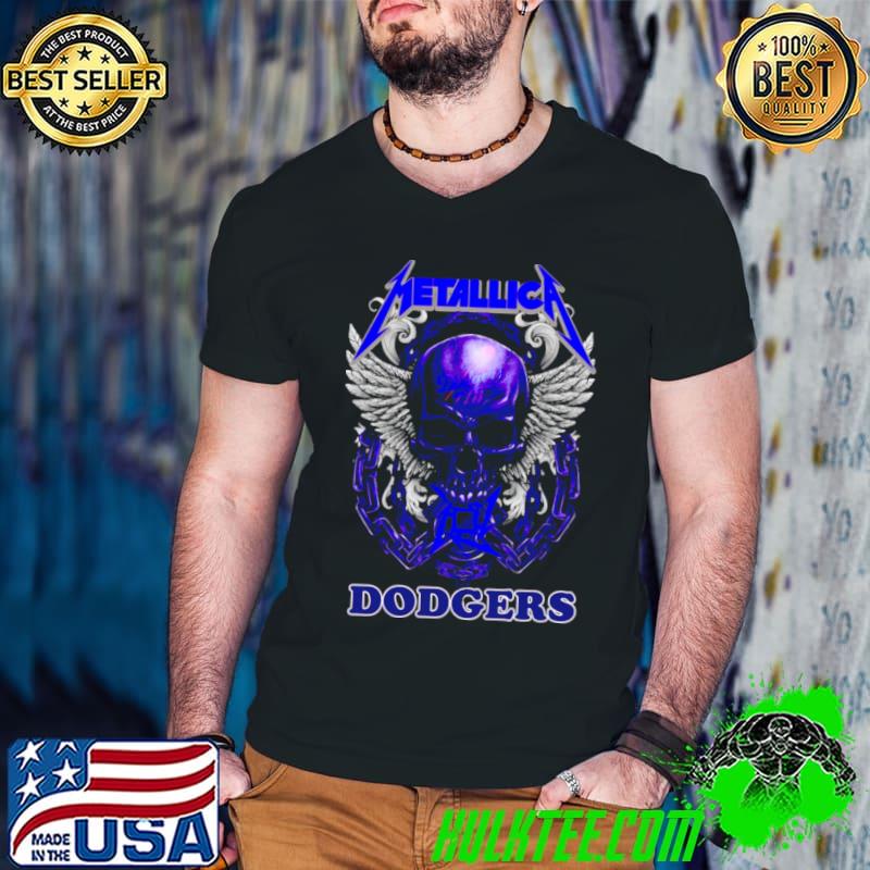 Skull Metallica Los Angeles Dodgers 2021 Guys V Neck Skull Metallica Los Angeles Dodgers 2021 Guys V Neck