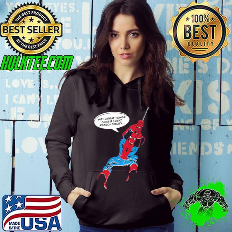 Spider-man Great Power Comes Great Responsibility Unisex T-Shirt