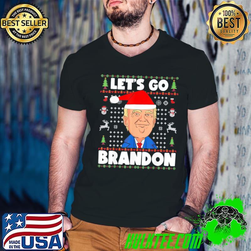 T-Shirt Let’s Go Brandon Santa Trump Ugly Christmas Sweater 2022 Guys V Neck T-Shirt Let’s Go Brandon Santa Trump Ugly Christmas Sweater 2022 Guys V Neck