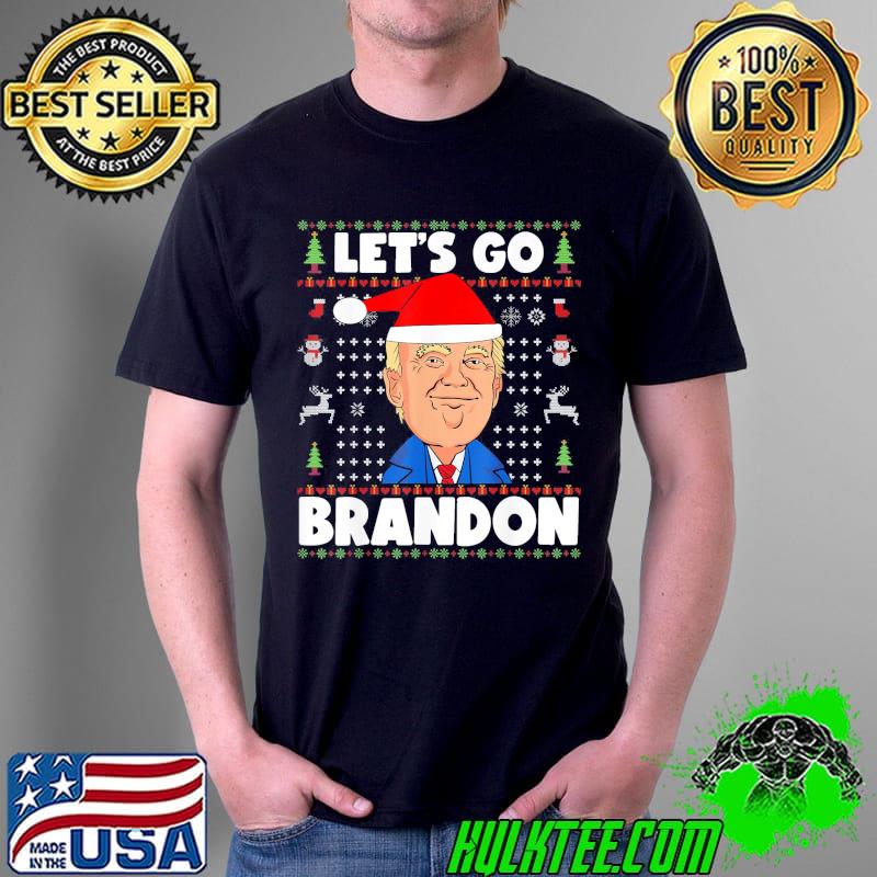 T-Shirt Let’s Go Brandon Santa Trump Ugly Christmas Sweater 2022 Unisex T-Shirt Let’s Go Brandon Santa Trump Ugly Christmas Sweater 2022 Unisex