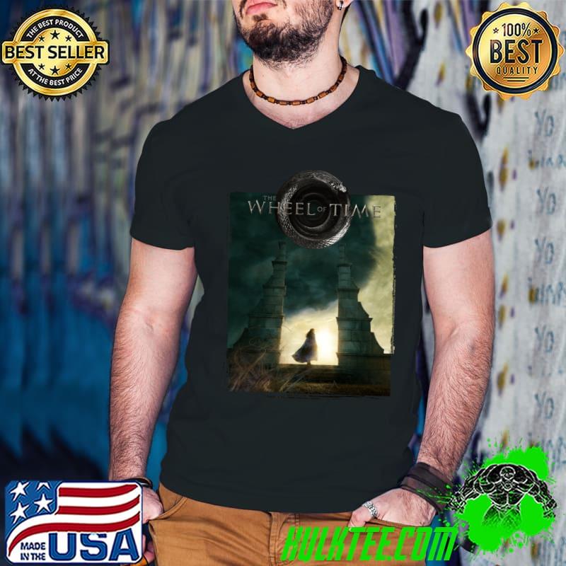 The Wheel of Time Way Gate T-Shirt Guys V Neck The Wheel of Time Way Gate T-Shirt Guys V Neck