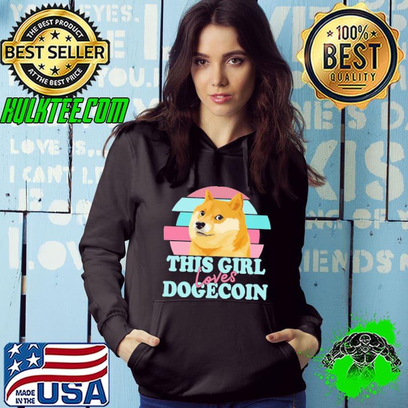 This Girl Loves Dogecoin Premium Shirt