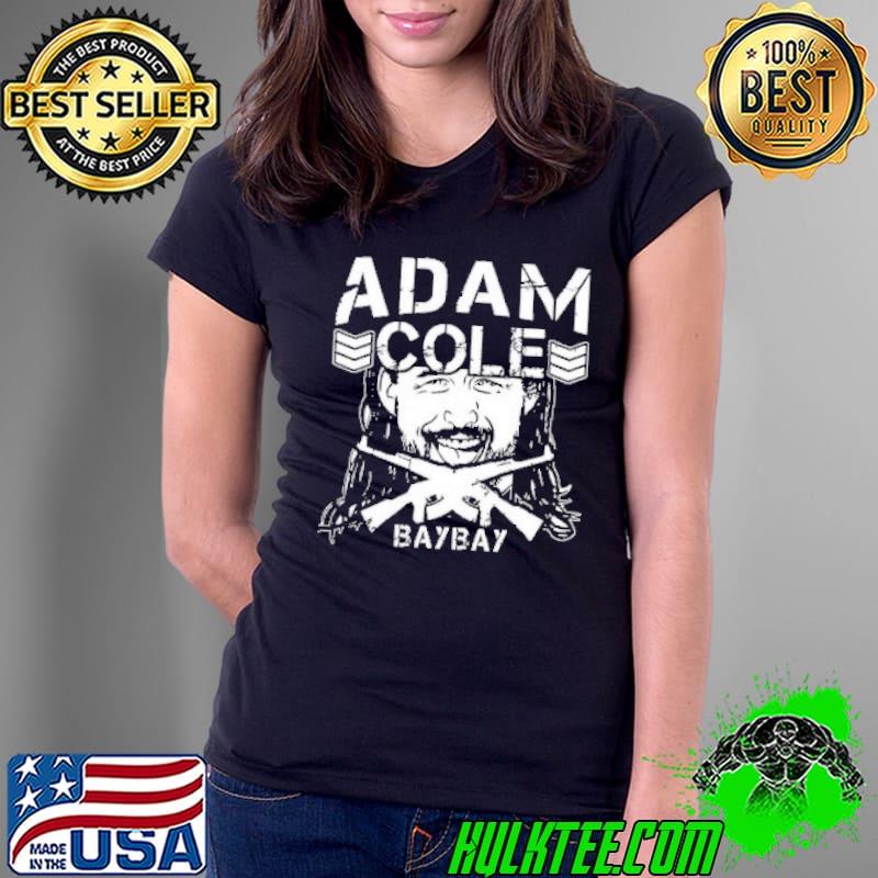 Top Adam Cole Bullet Club T-Shirt Ladies Tee Top Adam Cole Bullet Club T-Shirt Ladies Tee