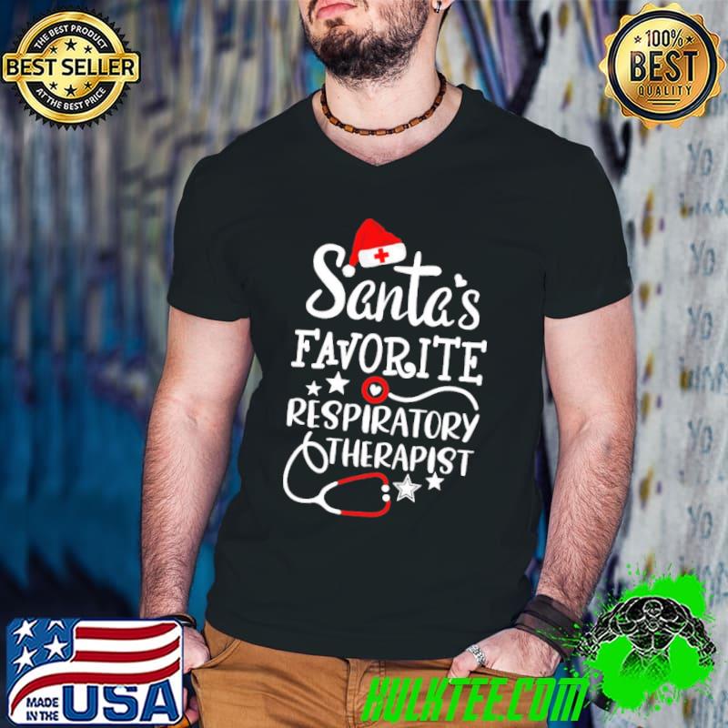 Top anta’s Favorite Respiratory Therapist Shirt
