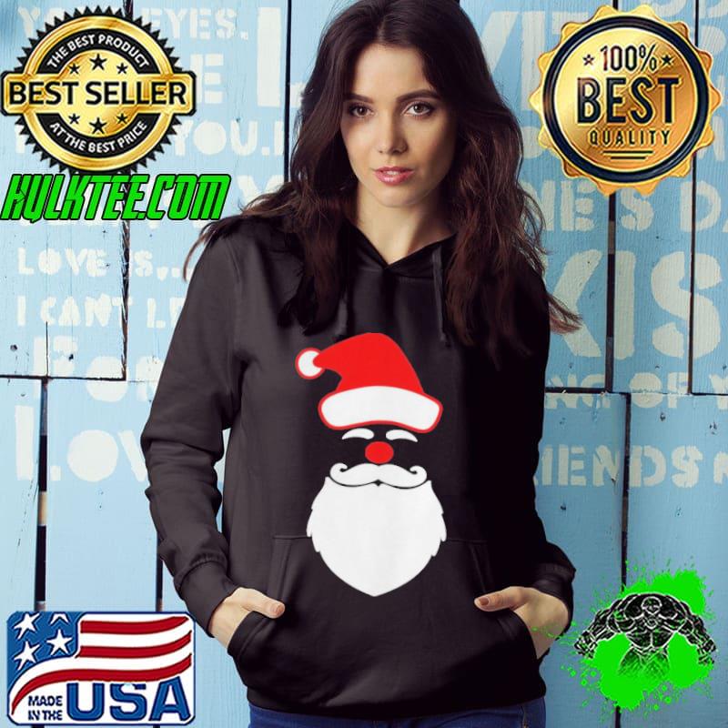 Top Black Cool Santa Black African American Santa Christmas Shirt