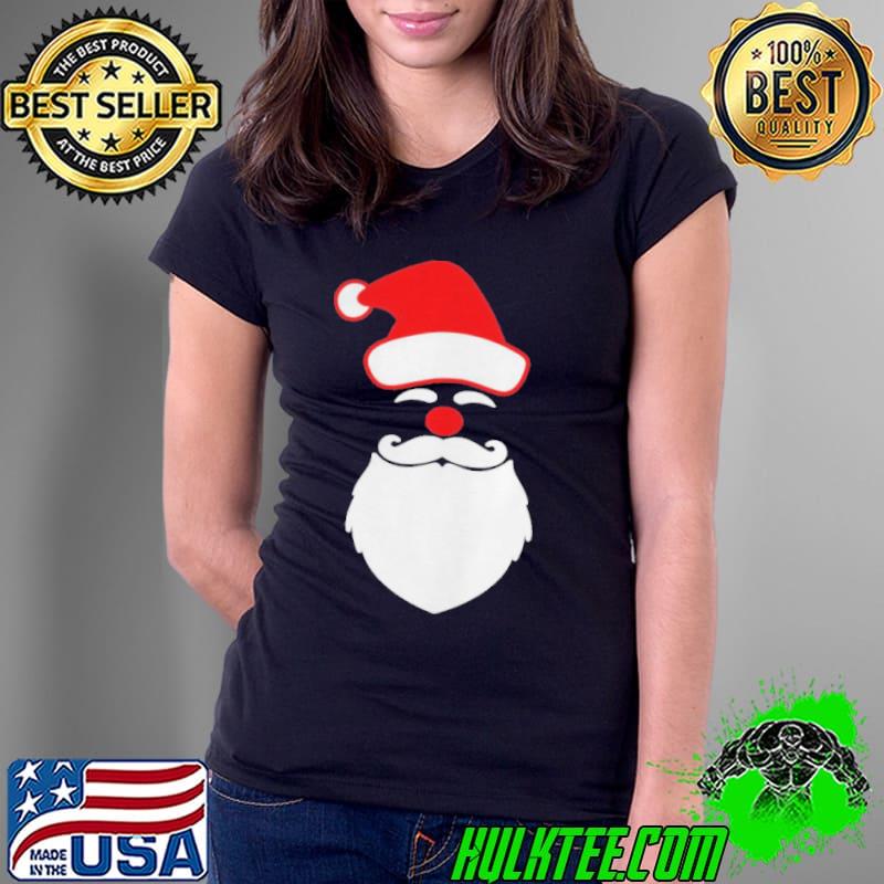 Top Black Cool Santa Black African American Santa Christmas Shirt Ladies Tee Top Black Cool Santa Black African American Santa Christmas Shirt Ladies Tee