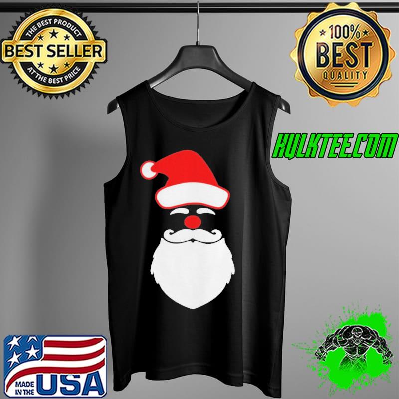 Top Black Cool Santa Black African American Santa Christmas Shirt Tank Top Top Black Cool Santa Black African American Santa Christmas Shirt Tank Top