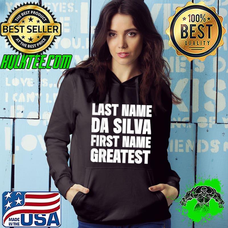 Top Family Surname Da Silva Funny Reunion Last Name Tag T Shirt