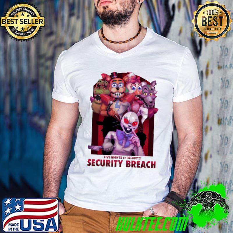 Top Five Nights At Freddy’s Security Breach Survival Game Unisex T-Shirt