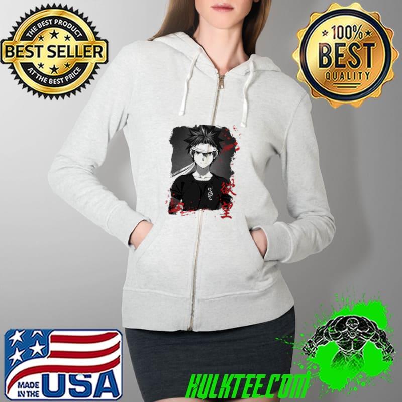 Top Food Wars Yukihira Souma Unisex T-Shirt Full Zip Hooded Top Food Wars Yukihira Souma Unisex T-Shirt Full Zip Hooded