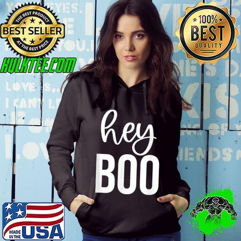 Top Hey Boo Funny Easy Halloween Costume T Shirt