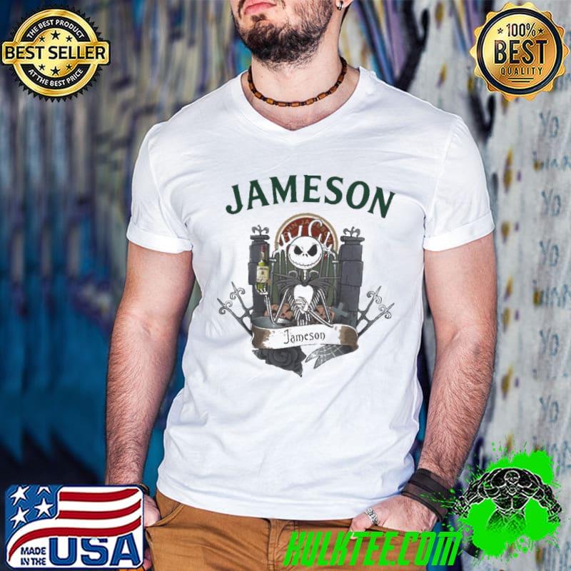 Top Jack Skellington Jameson Whiskey shirt
