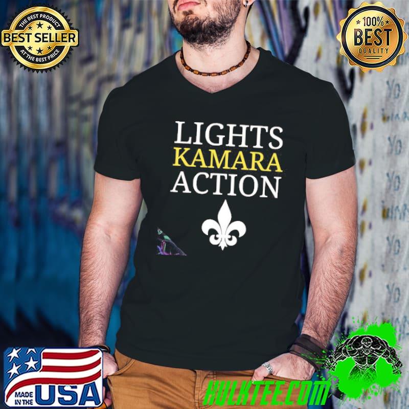 Top New Orleans Saint Lights Kamara Action Who Dat NFL Vintage Soft Shirt