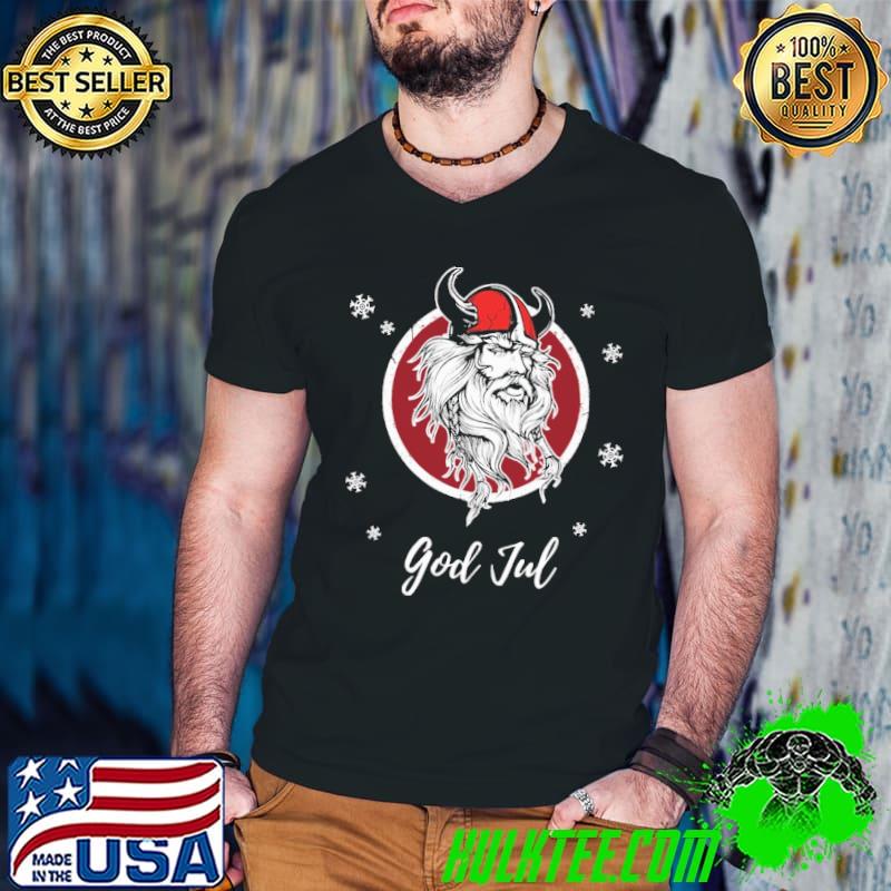 Top Norwegian viking god jul shirt