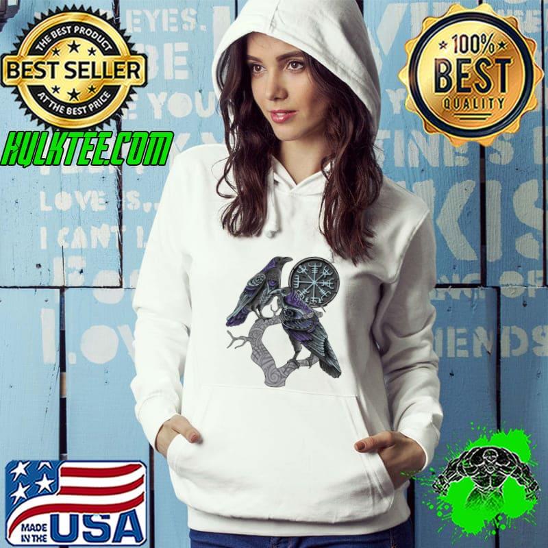 Top Odin's ravens viking celtic huginn muninn Hoodie Top Odin's ravens viking celtic huginn muninn Hoodie