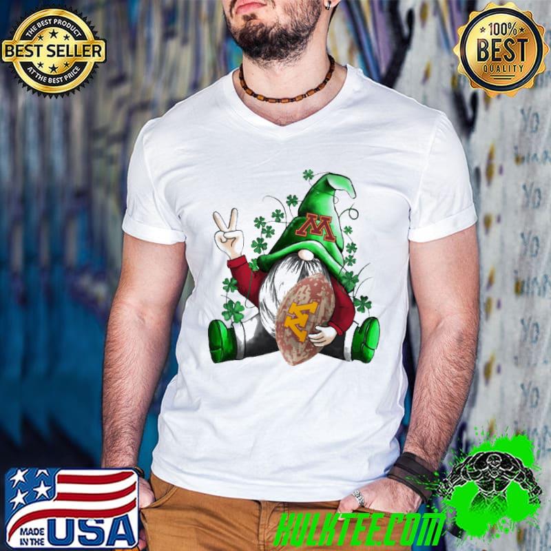 Top St Patrick Gnome Hugs Minnesota Golden Gophers Football NCAA Shirts