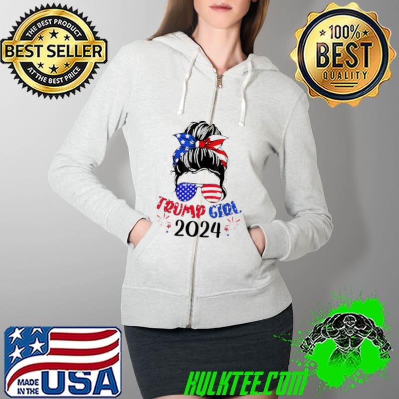 Top Trump girl 2024 christmas Full Zip Hooded Top Trump girl 2024 christmas Full Zip Hooded