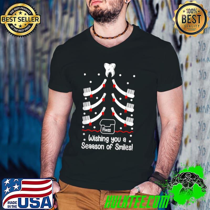 Wishing You A Season Of Smiles Funny Dental Assistant T Shirt Guys V Neck Wishing You A Season Of Smiles Funny Dental Assistant T Shirt Guys V Neck