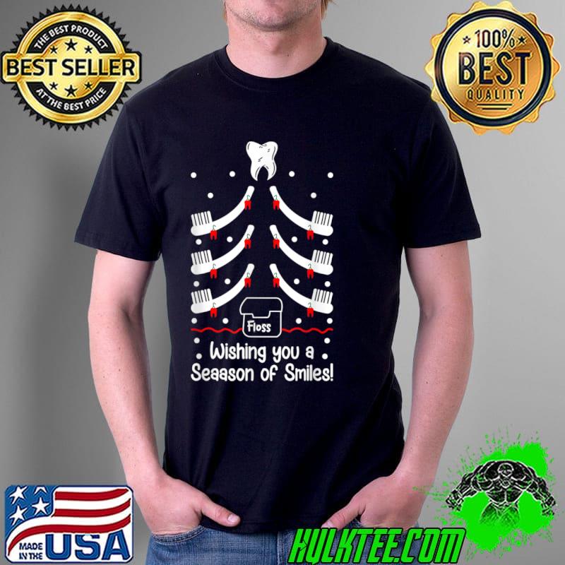 Wishing You A Season Of Smiles Funny Dental Assistant T Shirt Unisex Wishing You A Season Of Smiles Funny Dental Assistant T Shirt Unisex
