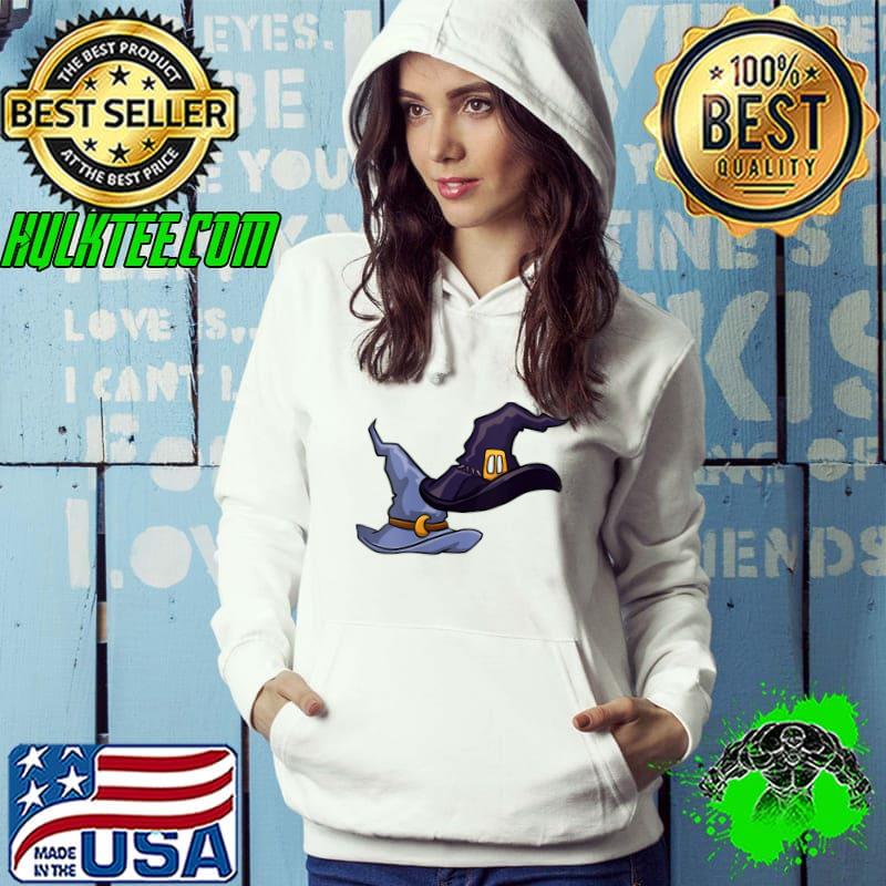 Witch Hat Funny Women Evil Witch Halloween T- Hoodie Witch Hat Funny Women Evil Witch Halloween T- Hoodie